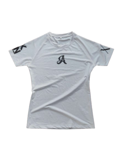 (White) Aezra Compression Shirts